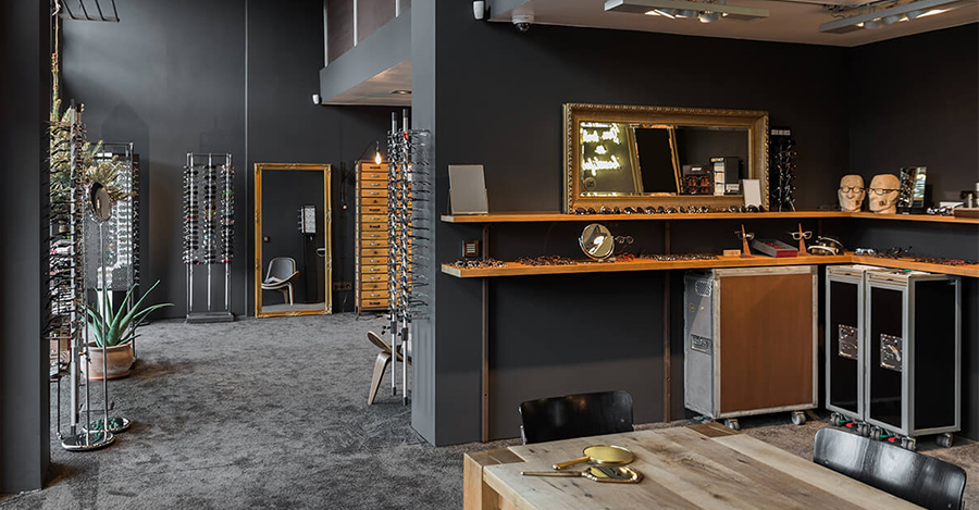 Black interior - чёрный интерьер в цветах Caparol